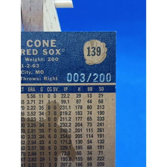 David Cone #139 2002 Fleer SP 003/200 - Picture 5 of 5